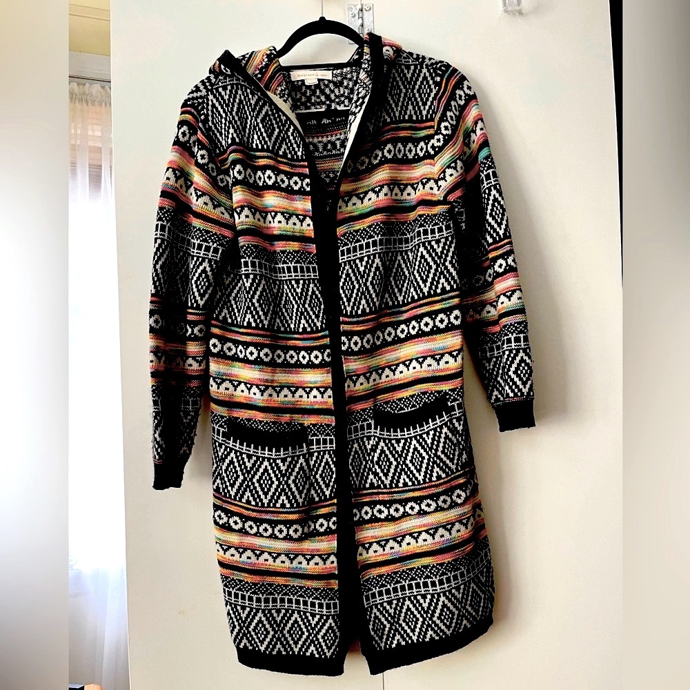 Long hooded Sweater